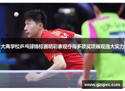 大禹学校乒乓球锦标赛精彩表现夺得多项奖项展现强大实力
