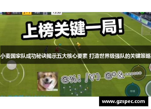 小麦国家队成功秘诀揭示五大核心要素 打造世界级强队的关键策略