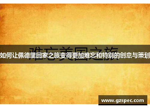 如何让佩德里回家之旅变得更加难忘和特别的创意与策划